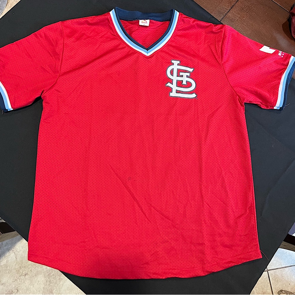 Red ,white, black and blue maryville univeristy mesh Cardinals jersey. Size XL!